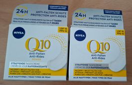 Neu!!! 2x Nivea Q10 Power Anti - Falten Tagespflege  Damen .