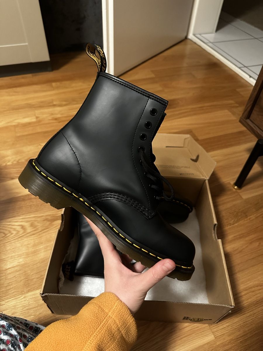 Dr. Martens Scarpe da uomo: Dr. Martens 1460 Navy Leather Boots – Nuovo e nell'imballaggio originale da Dübendorf venduto da din_dl9l 4
