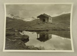 J. GABERELL: KAPELLE AM SCHWARZSEE BEI ZERMATT ORIGINAL-FOTO