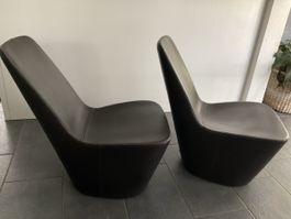 Authentic Vitra Designer Lounge Chairs – Pair