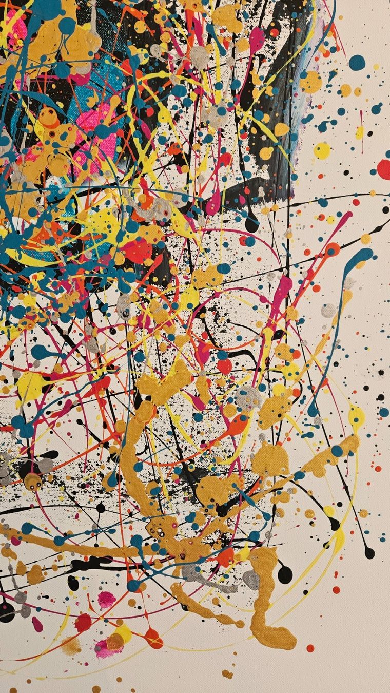 Gemälde: Tableau abstrait unique - art moderne et coloré! – Neu (gemäss Beschreibung) aus Le Locle von fab_c9hh 6