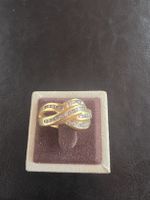 Ring Gold 750 Diamanten 6.75 Gramm Grösse 53