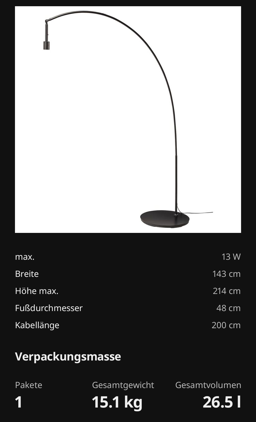 Ikea Lampes: Stehlampe – D'occasion à Bern par Leali_71 3