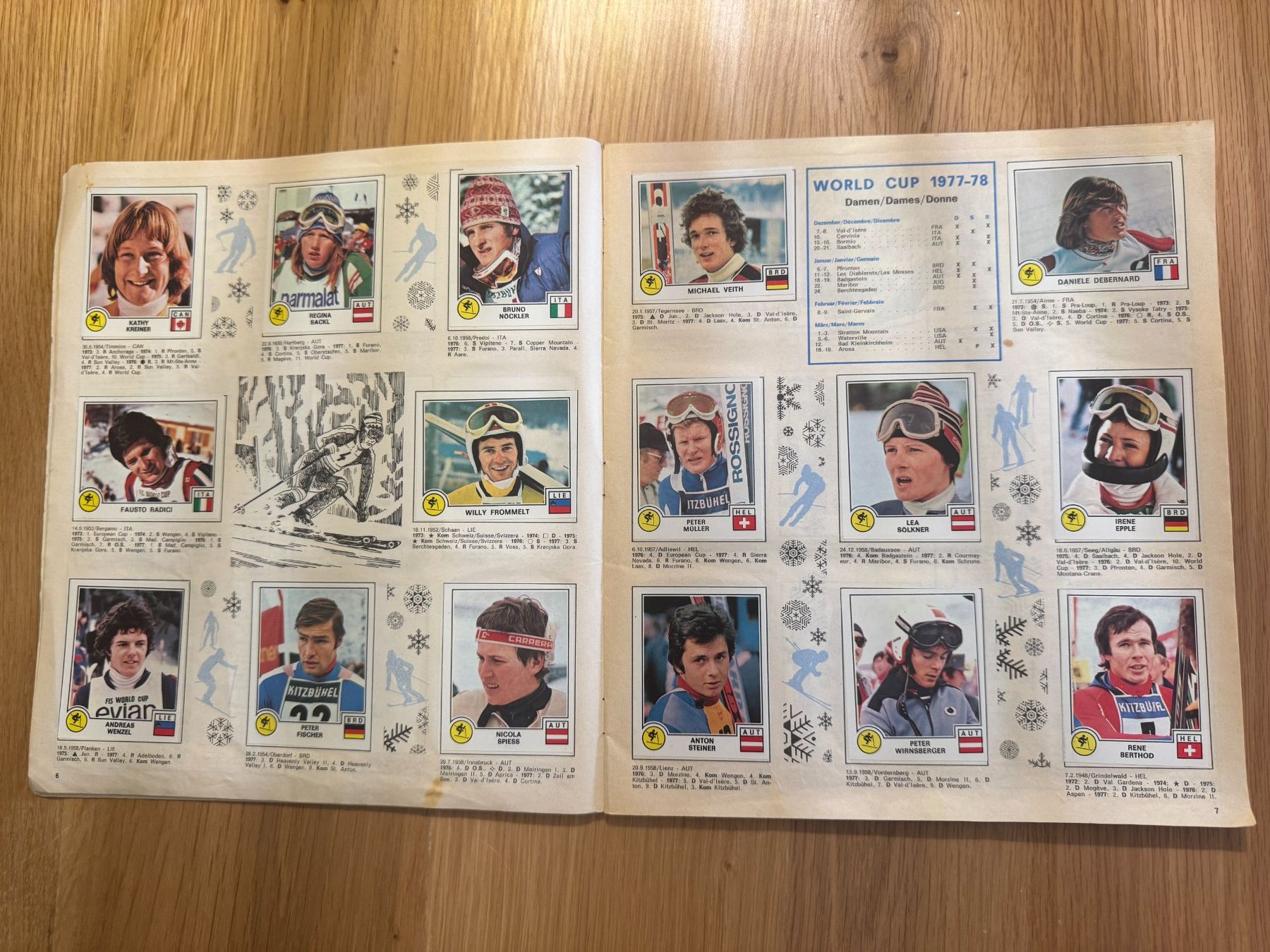 Panini Album: Album Panini Ski 78 – Usato da Bussigny venduto da Maxence10 3