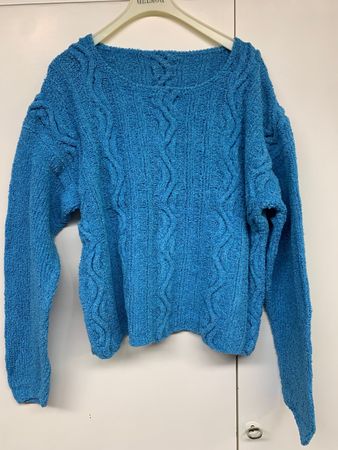 Strickpullover Farbe blau/ türkis - Top Zustand