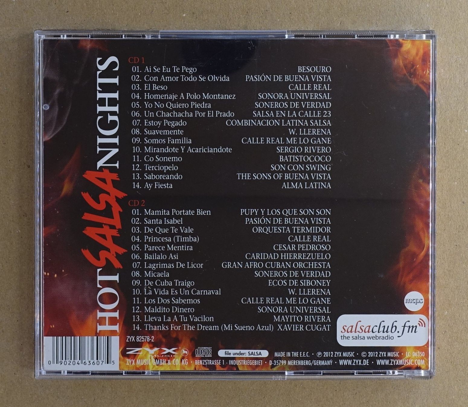 CD: Hot Salsa Nights (2 CDs) - T7 – Usato da Sessa venduto da fraenklishop 1