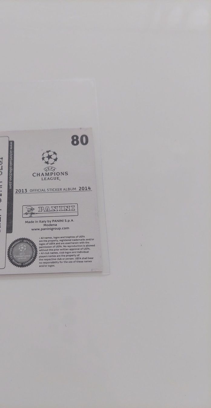 Panini Carte collezionabili: Real Madrid Wappen/Logo Glitzerbild CL 2013/14 – Usato da Köniz venduto da Toyscollect 1