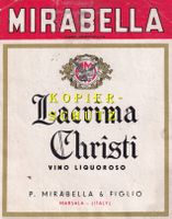 Etikette (gross) - Lacrima Christi (Vino liquoroso) /bd