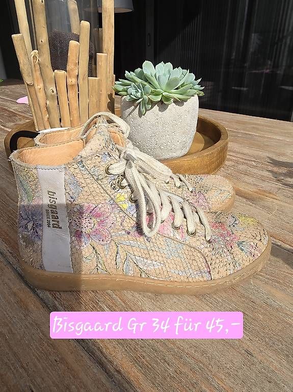 Chaussures filles: Bisgaard Gr 34 Sneaker Leder Schuhe Halbschuhe – D'occasion à Alpnachstad par Vintage-girl