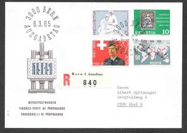 R-FDC Serie 428 - 431 Werbemarken ET Bern 8.3.1965