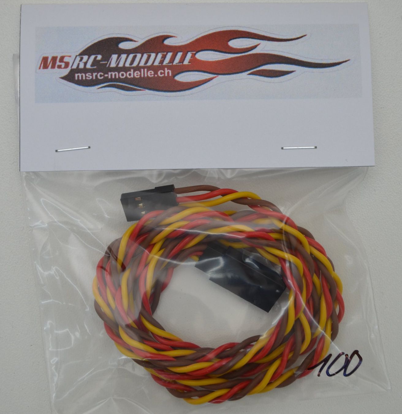 Modellismo RC: Servo Verlängerungskabel JR 100cm – Nuovo e nell'imballaggio originale da Rüti venduto da MSRCModelle