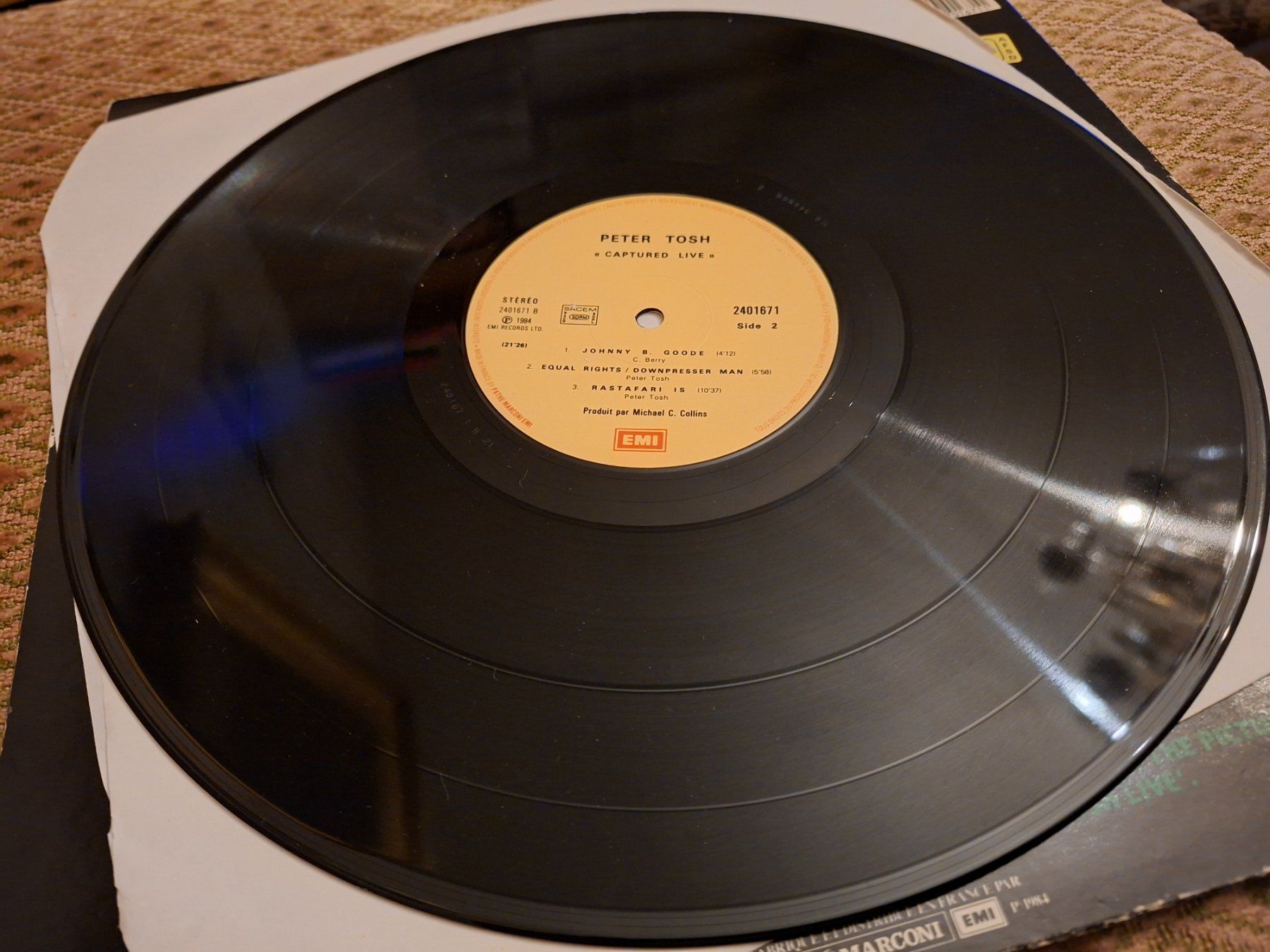 Dischi in vinile: Reggae LP - Peter Tosh - Captured Live - 1984 – Usato da Bernex venduto da Wannabehasbeen01 4