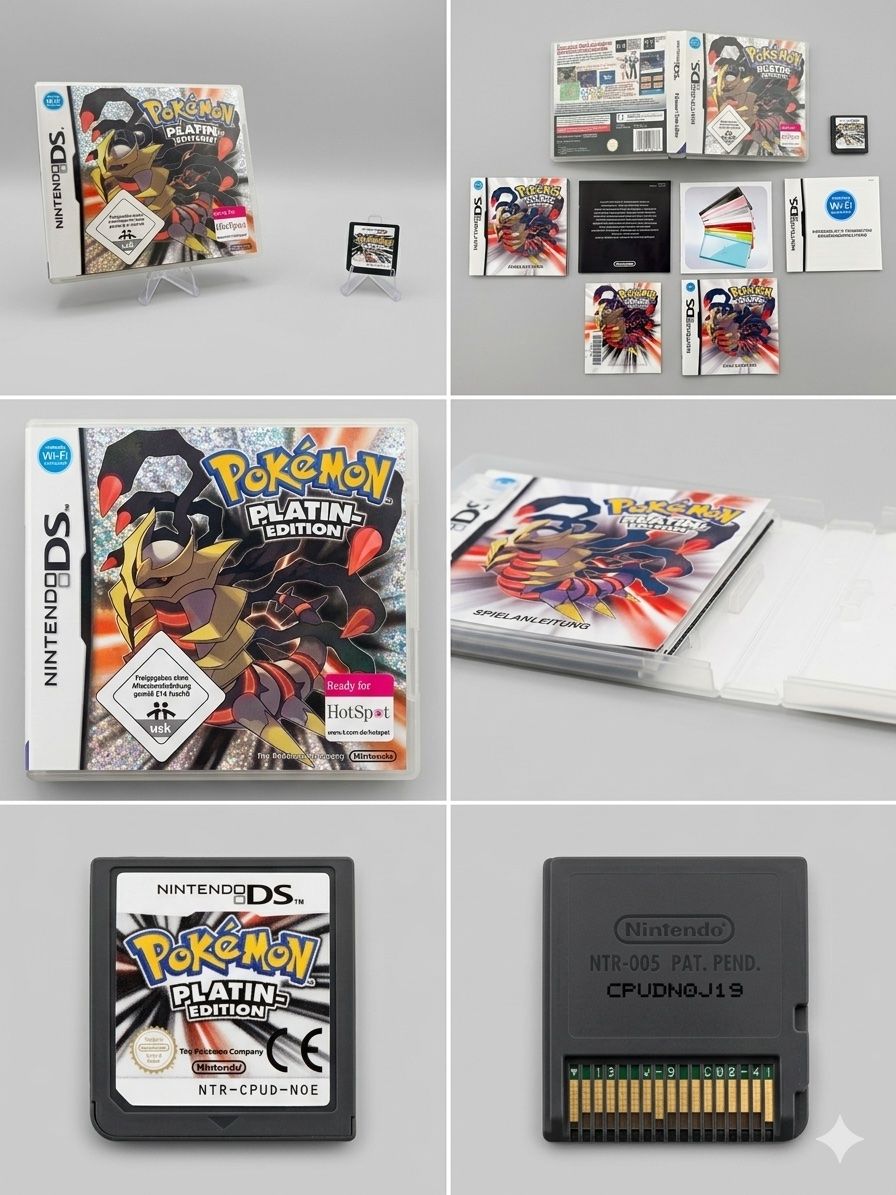 Pokémon Giochi: Pokémon Platin Edition / OVP / CIB – Usato da Zürich venduto da Boas.B