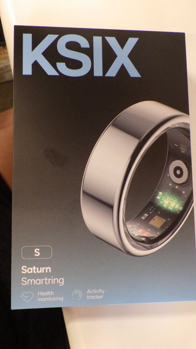 Anelli: KSIX Smart Ring Saturn S (9, Silber) – Nuovo e nell'imballaggio originale da Gossau ZH venduto da OrderflowAG
