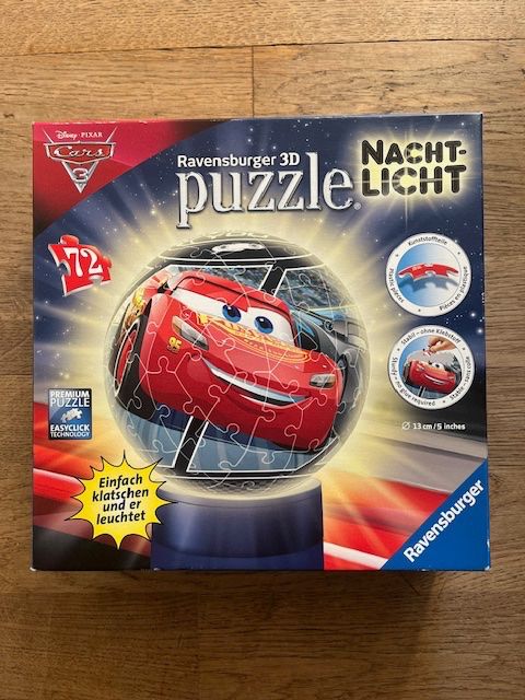 Lampen: Puzzle-Nachtlicht "Lightning McQueen" – Gebraucht aus Steinmaur von Dyleila 4
