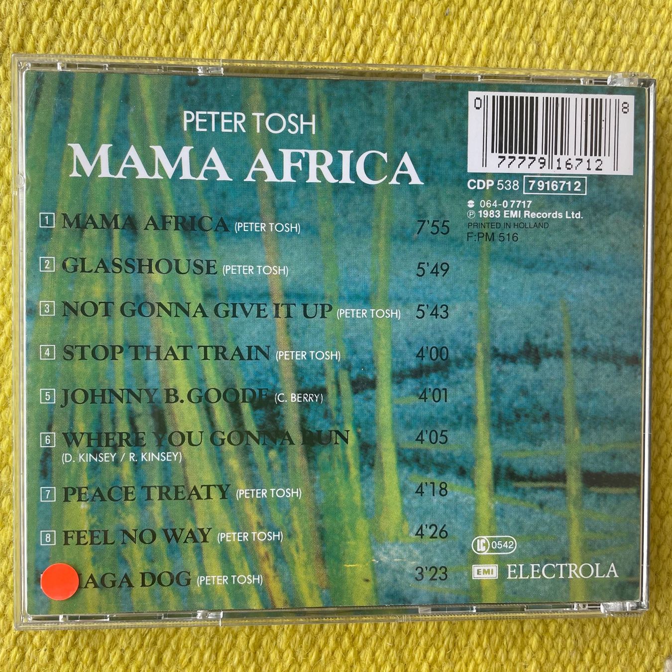 CD: PETER TOSH-MAMA AFRICA – Usato da Rorschacherberg venduto da CD-Roli 1