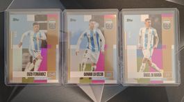 24-25 Topps Argentina Team Set Enzo, Lo Celso, Di Maria /99