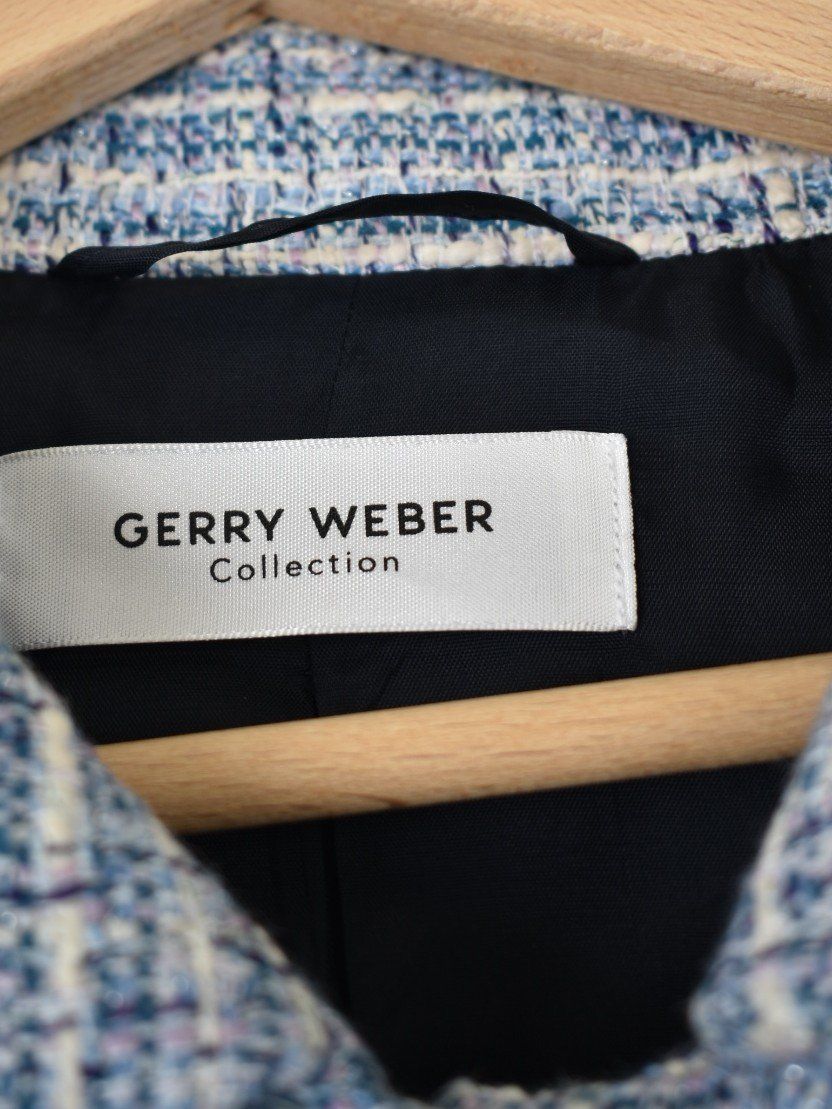 Gerry Weber Giacche: Gerry Weber Blazer, Bouclé Optik, blau, Gr.46 – Nuovo (secondo la descrizione) da Nürensdorf venduto da 2ND_STORY 6