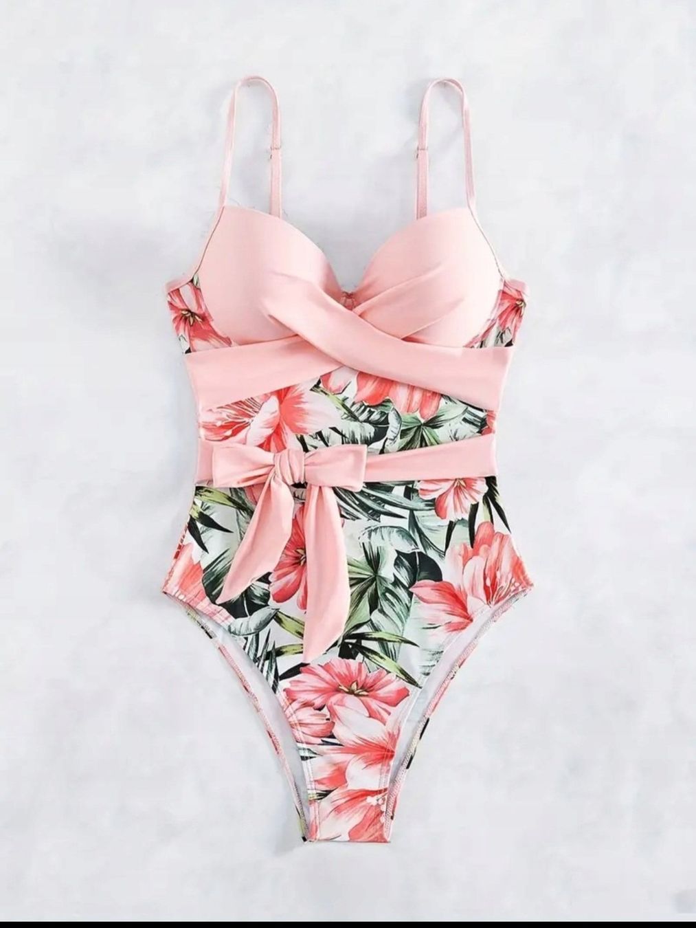 Shein Costumi da bagno & Bikini: Neuer,Einteiliger Badeanzug mit Blumenmuster Größe S – Nuovo e nell'imballaggio originale da Frauenfeld venduto da kasiek2319 1