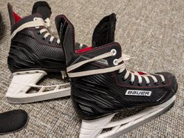 Eishockeyschlittschuhe Bauer schwarz gebraucht Grösse 38