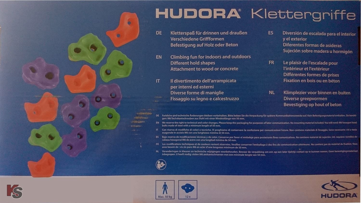 Kletterwände & Klettergriffe: Kletterstein - 12 Stk. Klettergriffe – Neu und originalverpackt aus Wettingen von kochshop 3