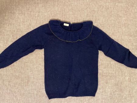 Kinder Pullover dunkelblau mit Kragen von Ketiketa, age 6