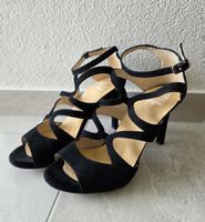 Elegante  Sandaletten, schwarz, Gr. 36