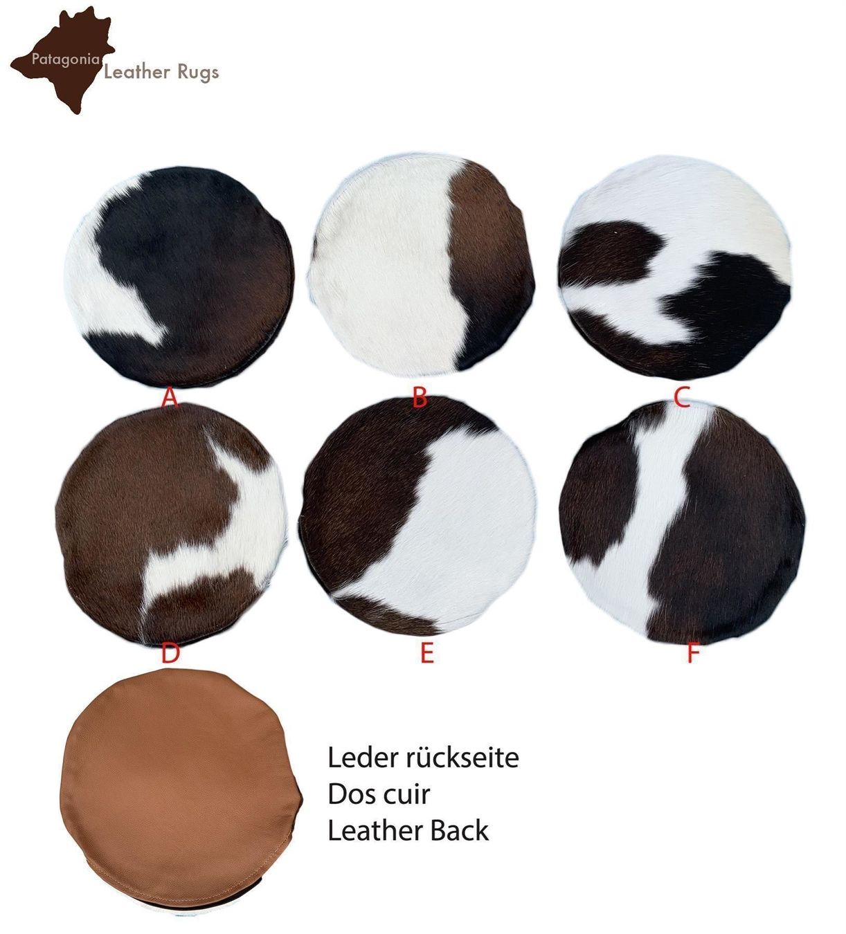 Kissen: Kuhfell Sitz Auflage - Sitzkissen – Neu und originalverpackt aus Arbedo von patagonialeatherrugs 6