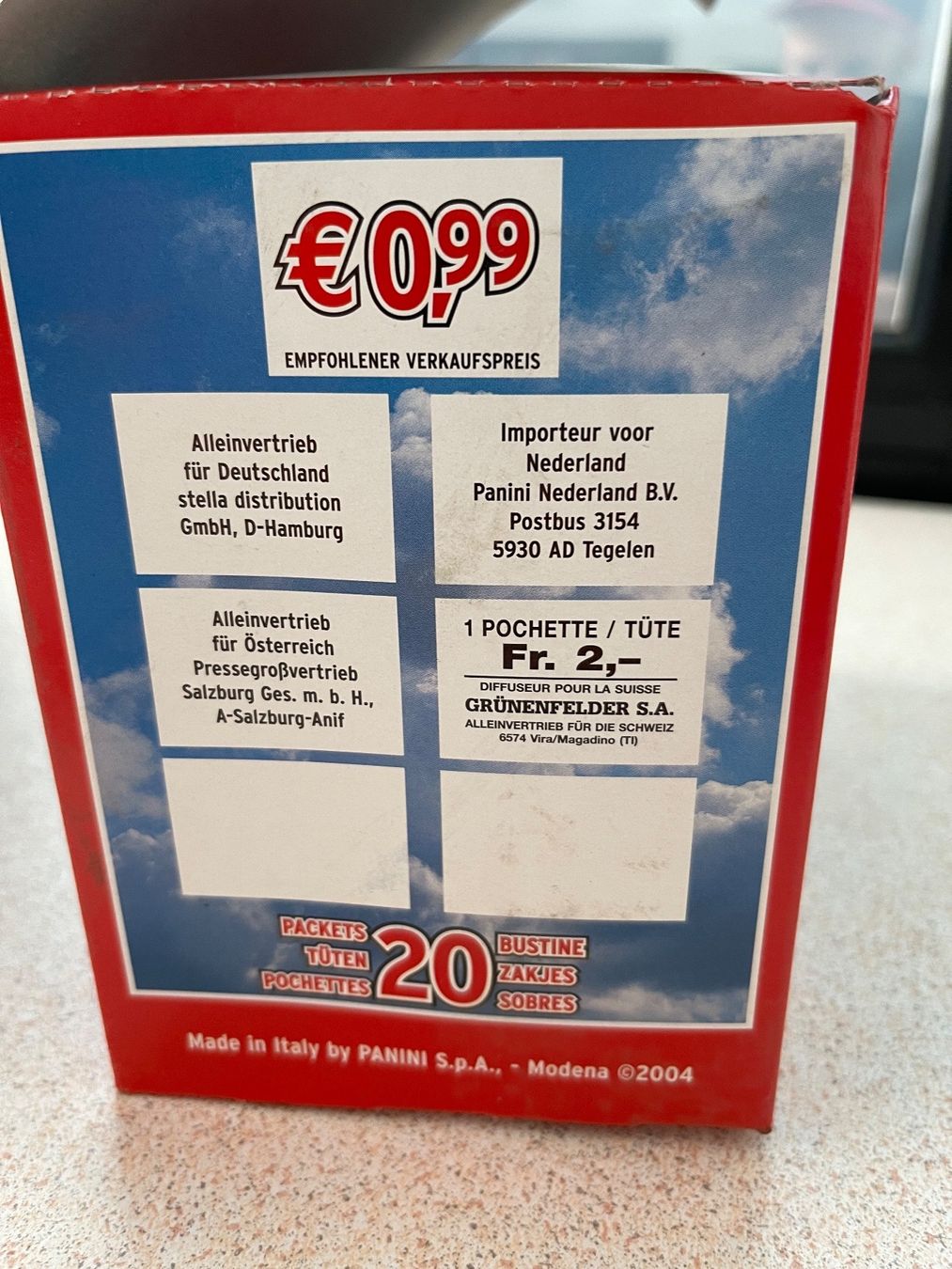 Panini Carte collezionabili: Box vintage Jetairliners – Nuovo (secondo la descrizione) da cadenazzo venduto da Duff10 5