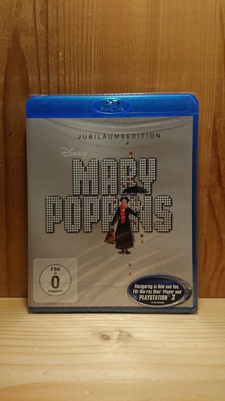 Tutti i DVDs: MARY POPPINS Blu-Ray Disney Jubiläumsedition – Nuovo e nell'imballaggio originale da Wilderswil venduto da Exebub
