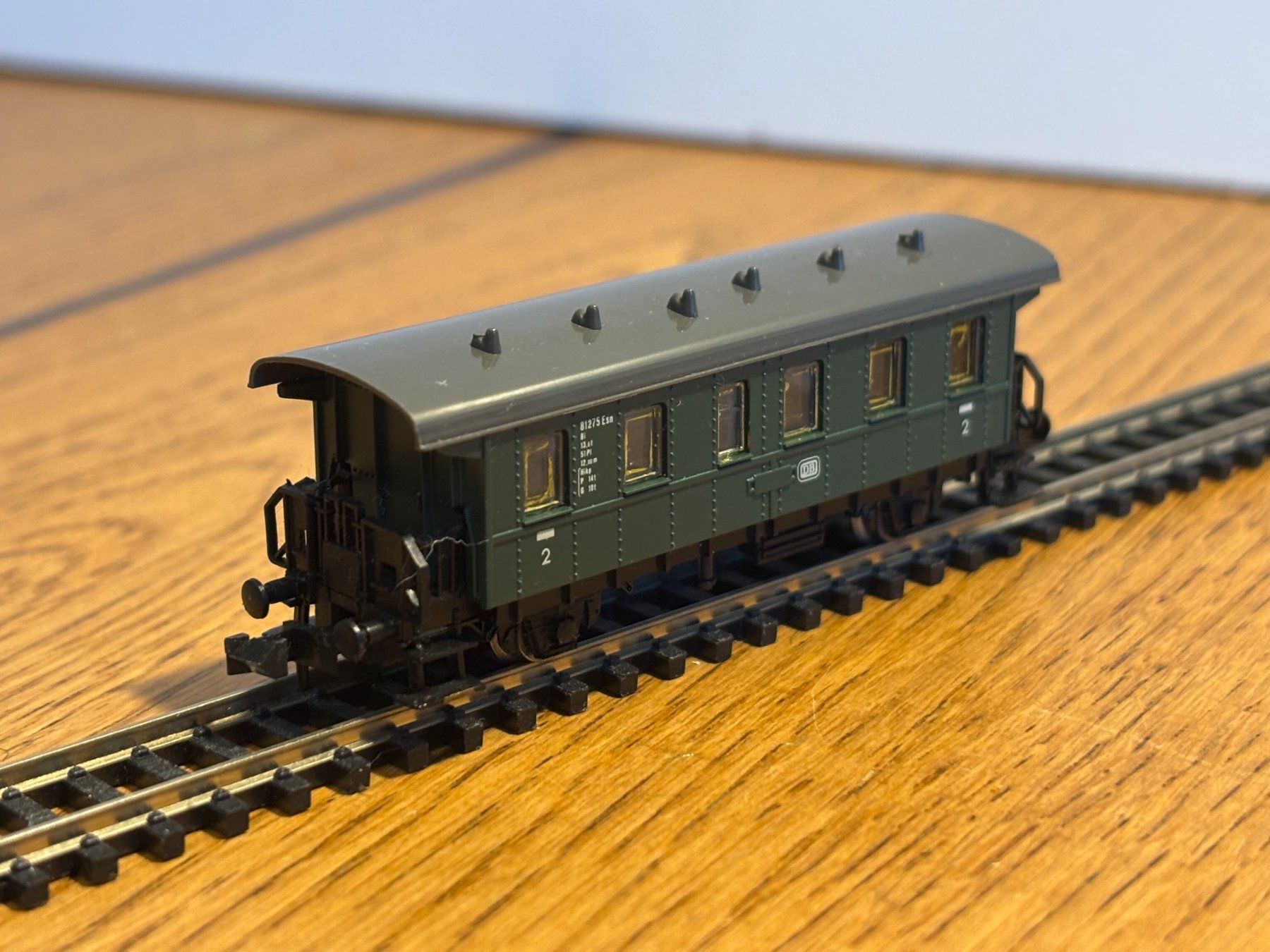 Modellini di ferrovie: e1666: Oldtimer Personenwagen (Spur N) – Usato da Birsfelden venduto da Birs_25 2