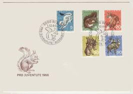 FDC Pro Juventute 1966