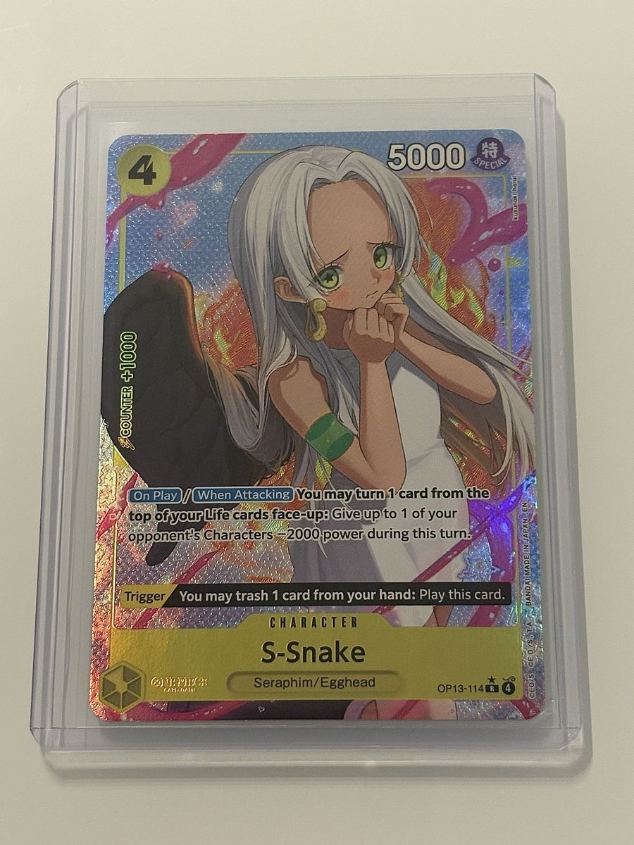 Bandai Carte collezionabili: One Piece TCG - S-Snake OP13-114 – Nuovo (secondo la descrizione) da Pieterlen venduto da Mira_o7