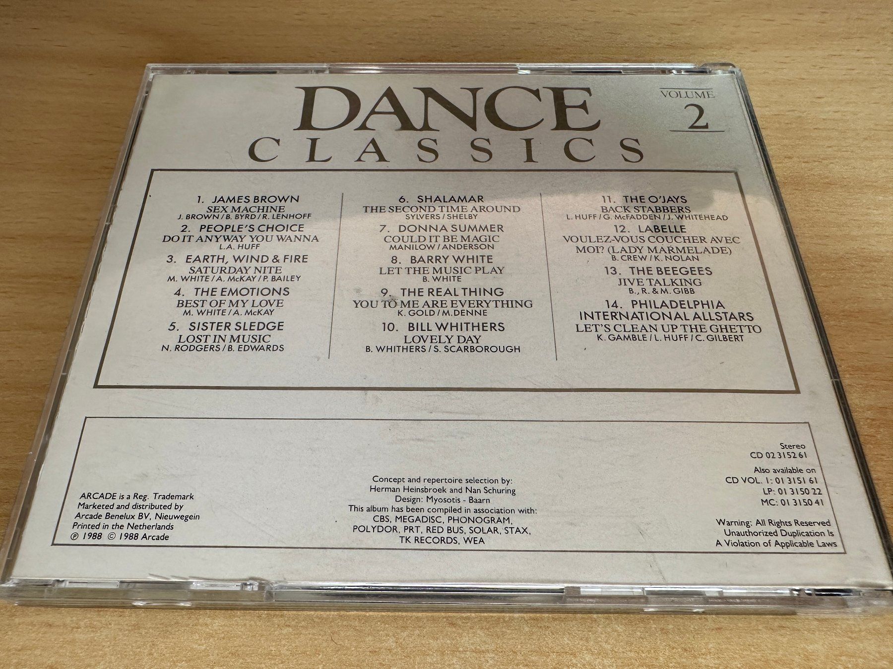 CD: N2 Various – Dance Classics Volume 2 – Usato da Rikon im Tösstal venduto da Alpenmutz 1