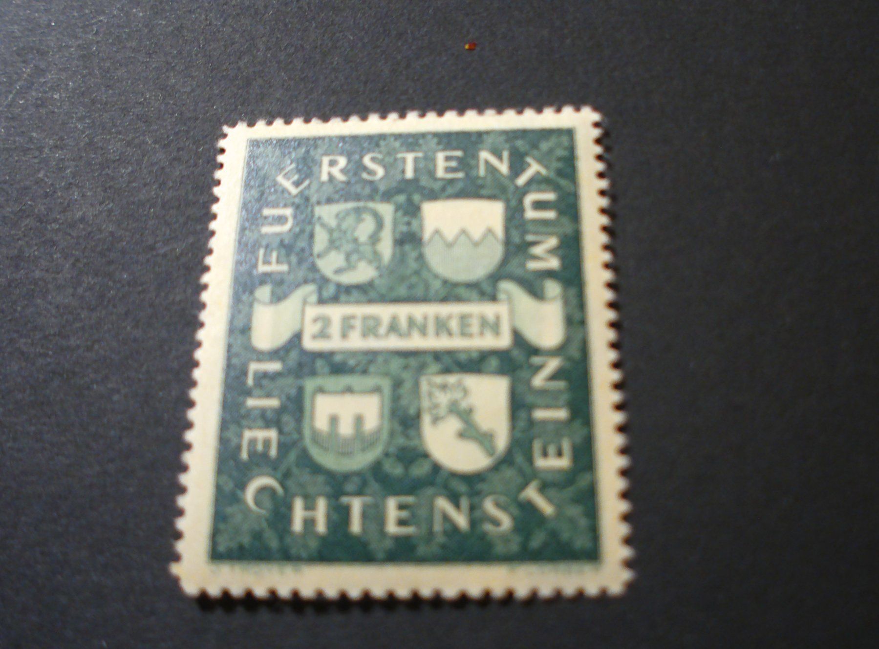 Alle Briefmarken: Liechtenstein 2.- Marke 1939, ** – Gebraucht aus Niederwil AG von morostahu