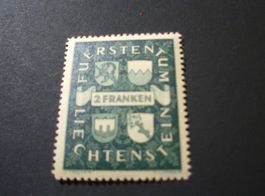Liechtenstein 2.- Marke 1939, **