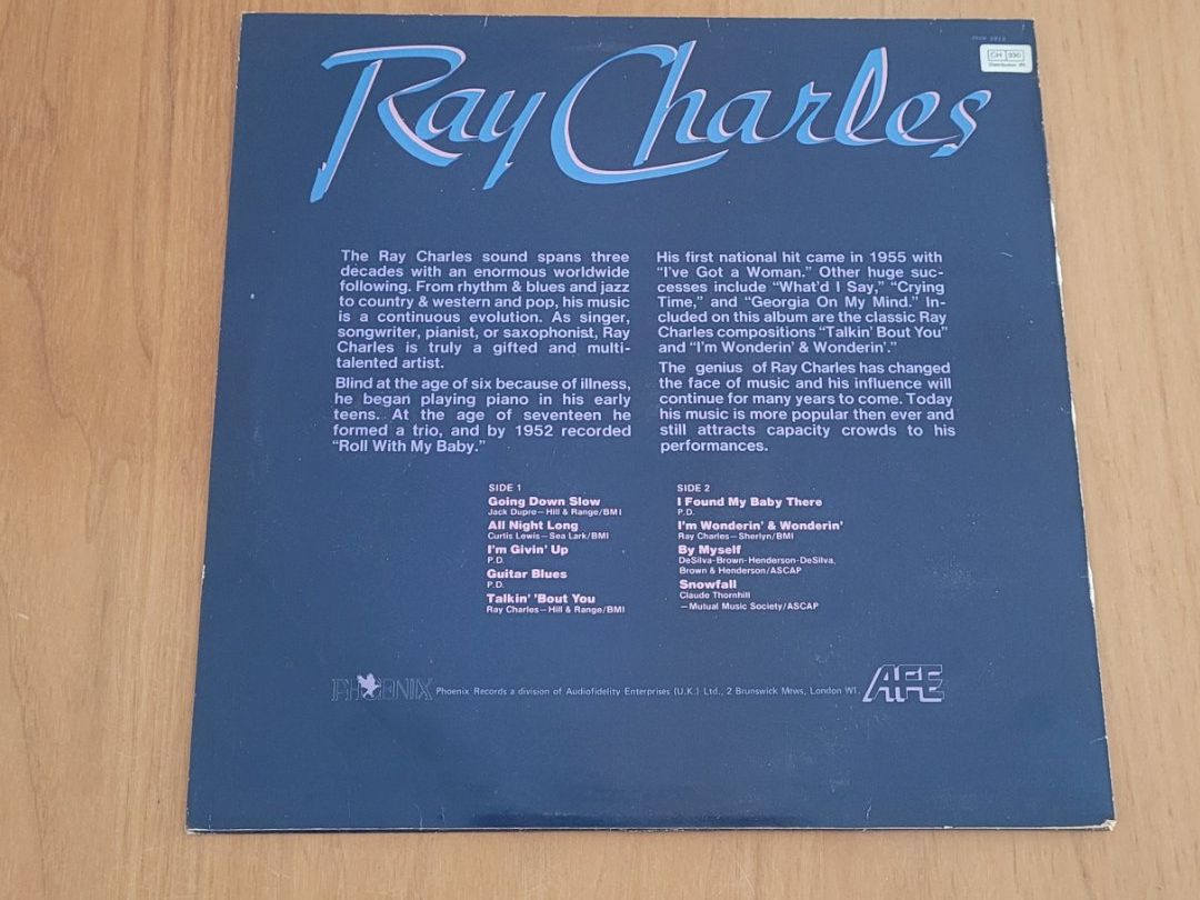 Vinyles: LP  Ray Charles – D'occasion à Martigny par MZ-67 1
