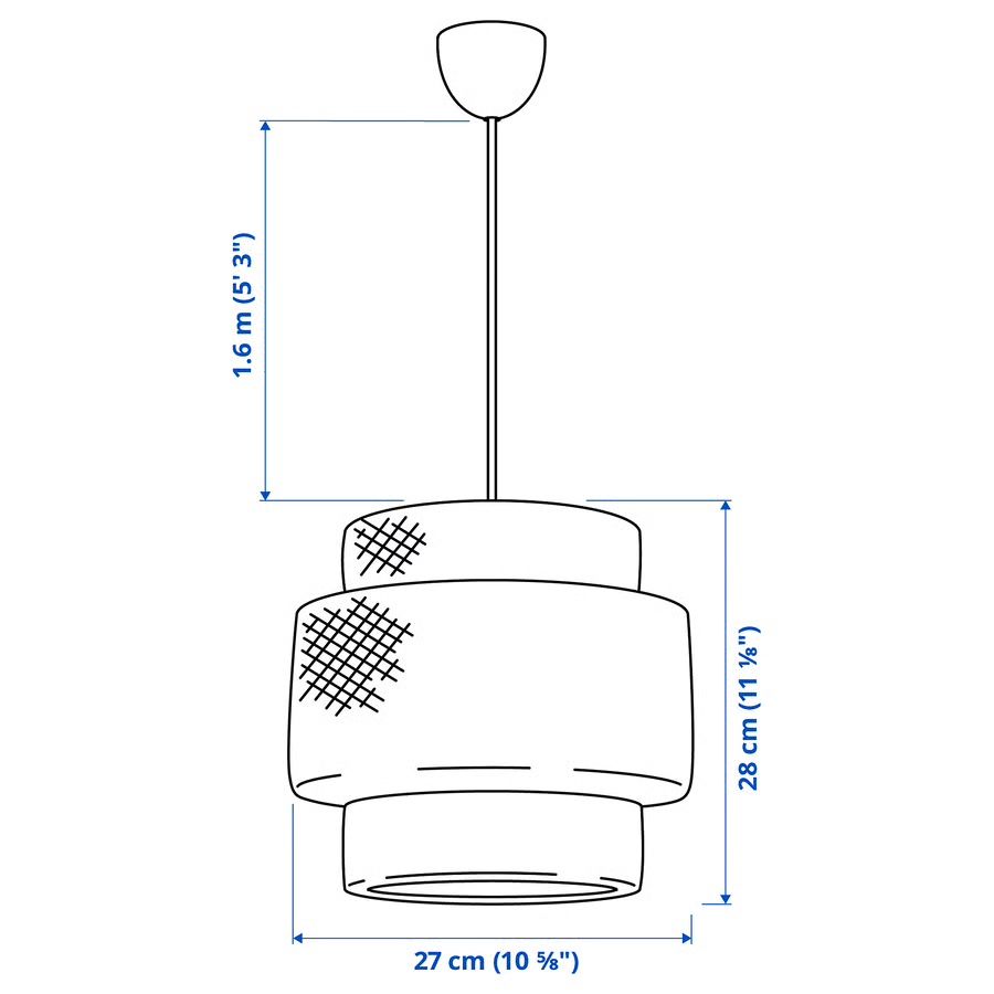 Ikea Lampade: Lampe à suspension en bamboo – Usato da Salgesch venduto da Tuf7 3