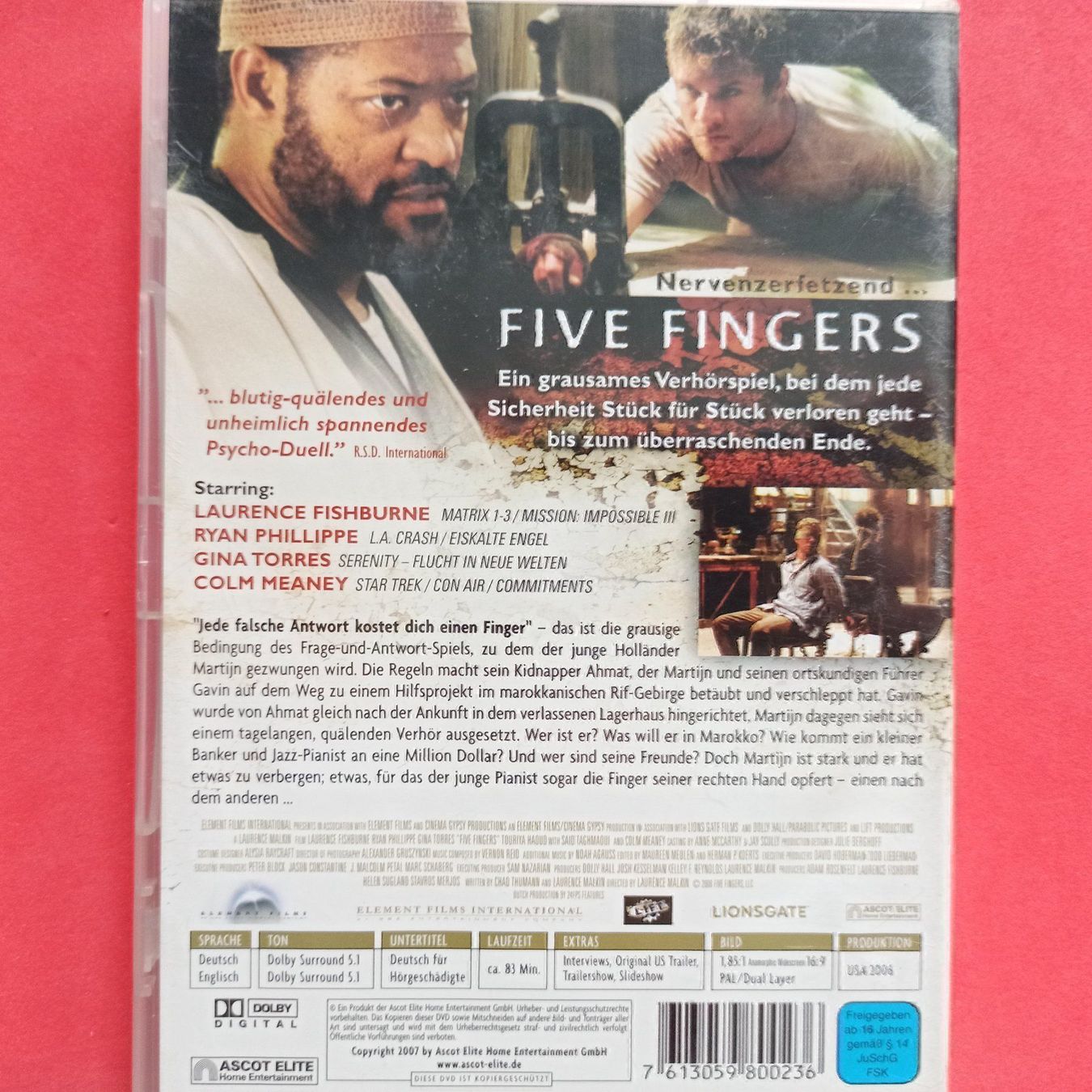 Alle DVDs: Five Fingers – Gebraucht aus Dübendorf von kb86_MOVIE 1