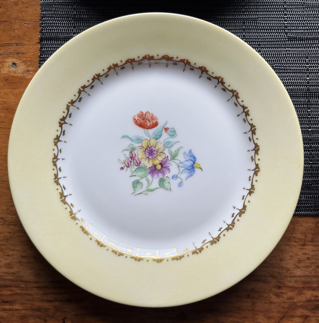 Rosenthal Piatti: Rosenthal Germany Porzellan, 5 Dessertteller Dekor Blumen – Nuovo (secondo la descrizione) da Arlesheim venduto da Pyramide88 2
