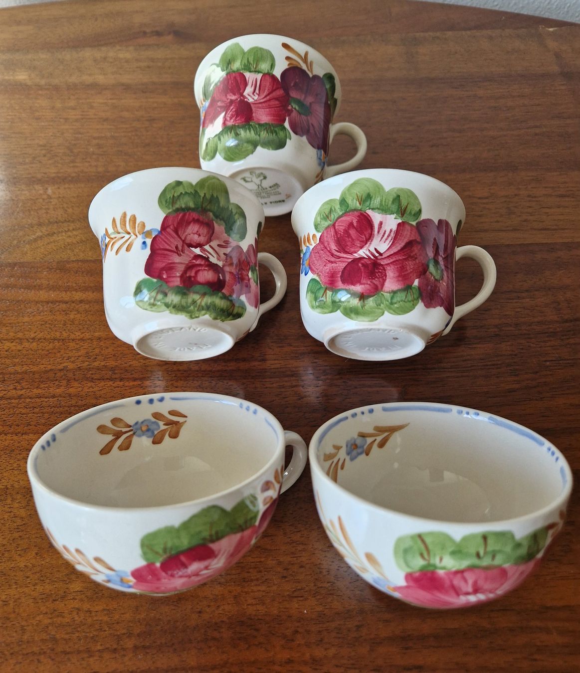 Set di piatti: Kaffee- Tee Set Belle Fiore – Usato da Bern venduto da Antikbatik 4