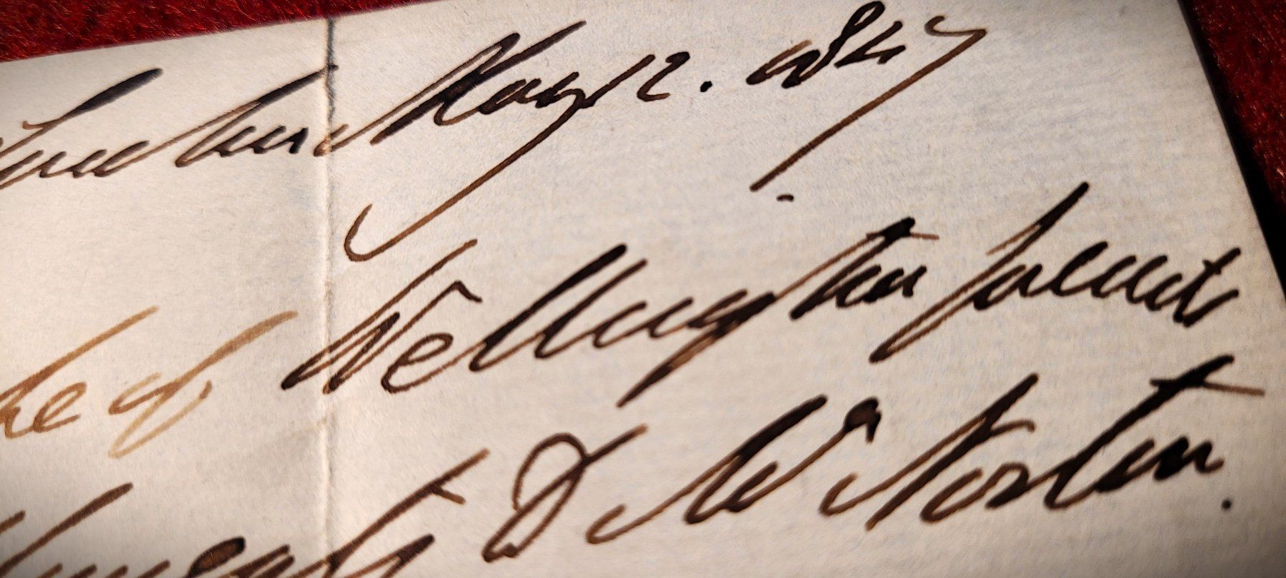 Autografi: Autograph Wellington, Sieger von Waterloo, 1847 – Usato da Bourguillon venduto da Lucas111 1