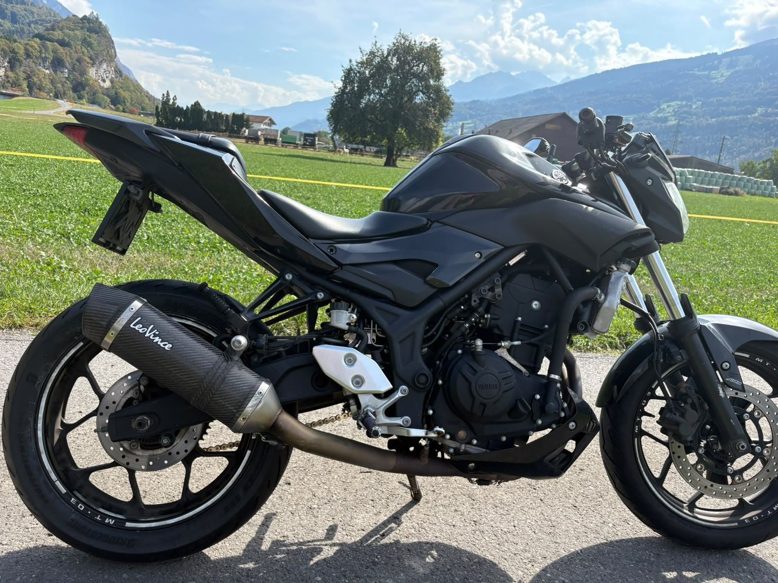 Yamaha Strasse: Schwarze Yamaha MT-03 – Gebraucht aus Flumserberg Portels von jan_bv2d 2