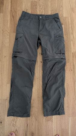 Wanderhose Columbia abzippbar grau Grösse 46