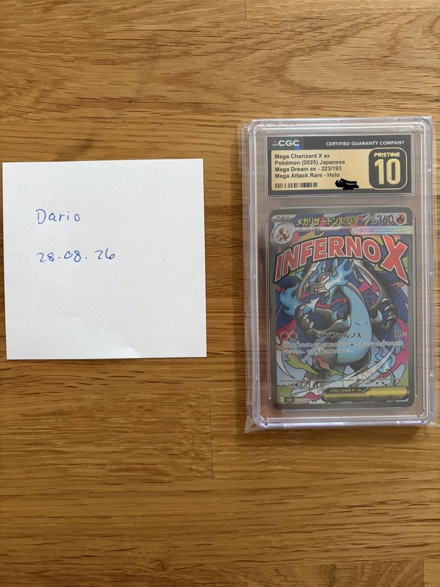 Pokémon Sammelbilder & Trading cards: Mega Dream EX- Mega Charizard X ex CGC 10 Pristine – Neu und originalverpackt aus Niederwangen BE von dar_d2sd