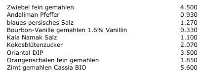 Cibi & Specialità: Gewürze Lagerverkauf – Nuovo (secondo la descrizione) da Zürich venduto da hotsaucenzuerich 6
