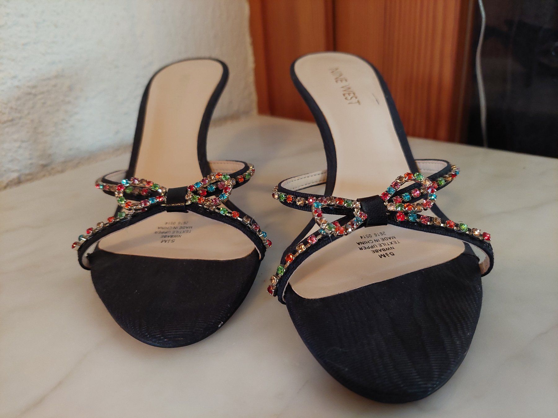 Damenschuhe: Nine West . Sandale schwarz 5.5M – Gebraucht aus Besenbüren von teluride89 1