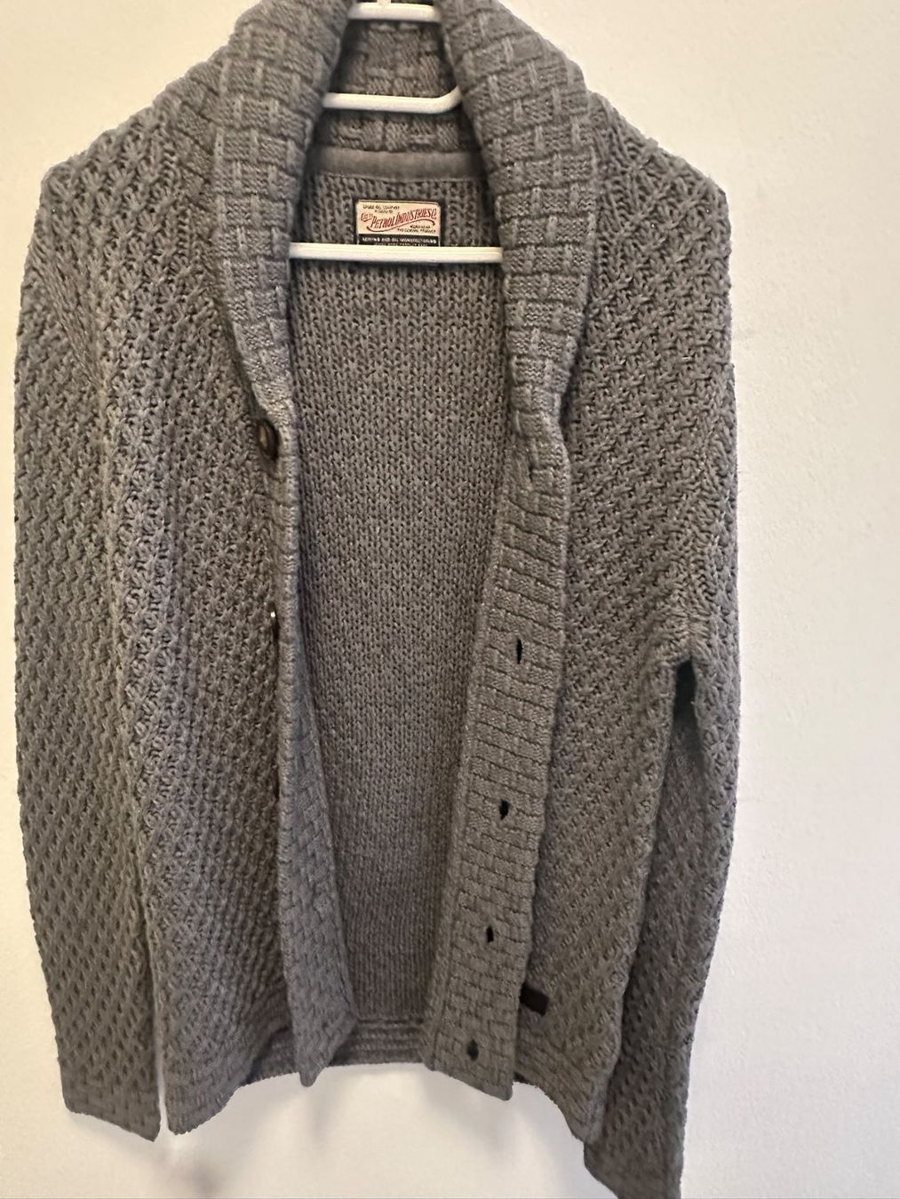 Jacken: Strickjacke Petrol Industries grau – Gebraucht aus Basel von san_2jbt