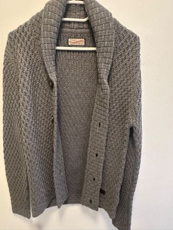 Strickjacke Petrol Industries grau