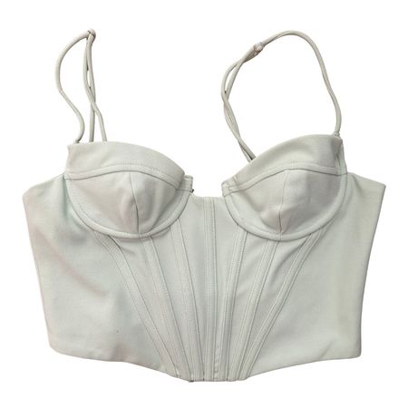 ZARA Women’s Summer Mermaid Bustier Top M, Mint Green, M